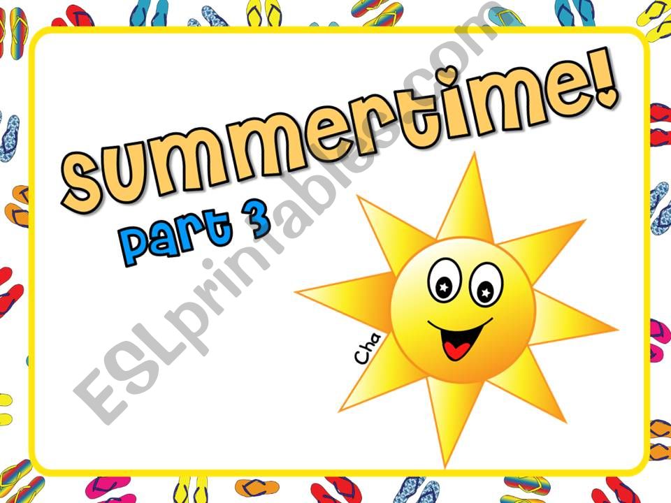 Summertime (3-4) powerpoint