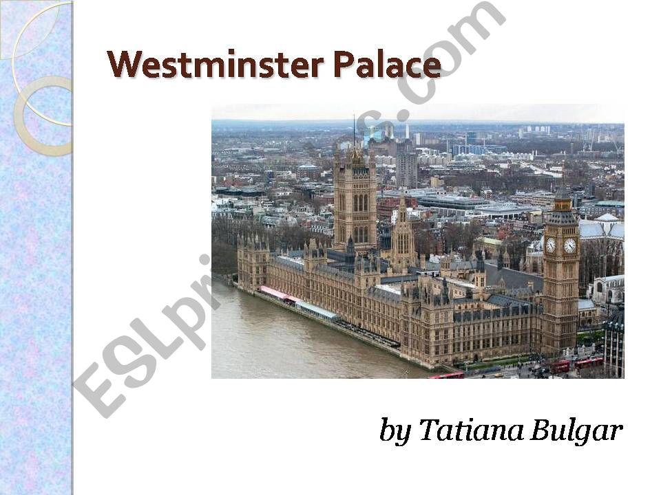westminster palace powerpoint