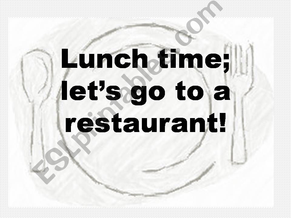 time for lunch  powerpoint