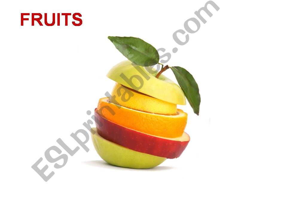 LISTENING EXERCISES FRUITS 1 powerpoint