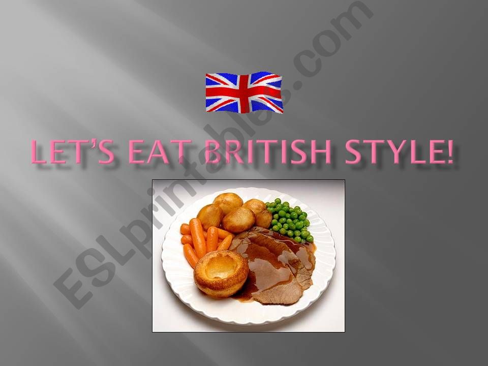 British food powerpoint