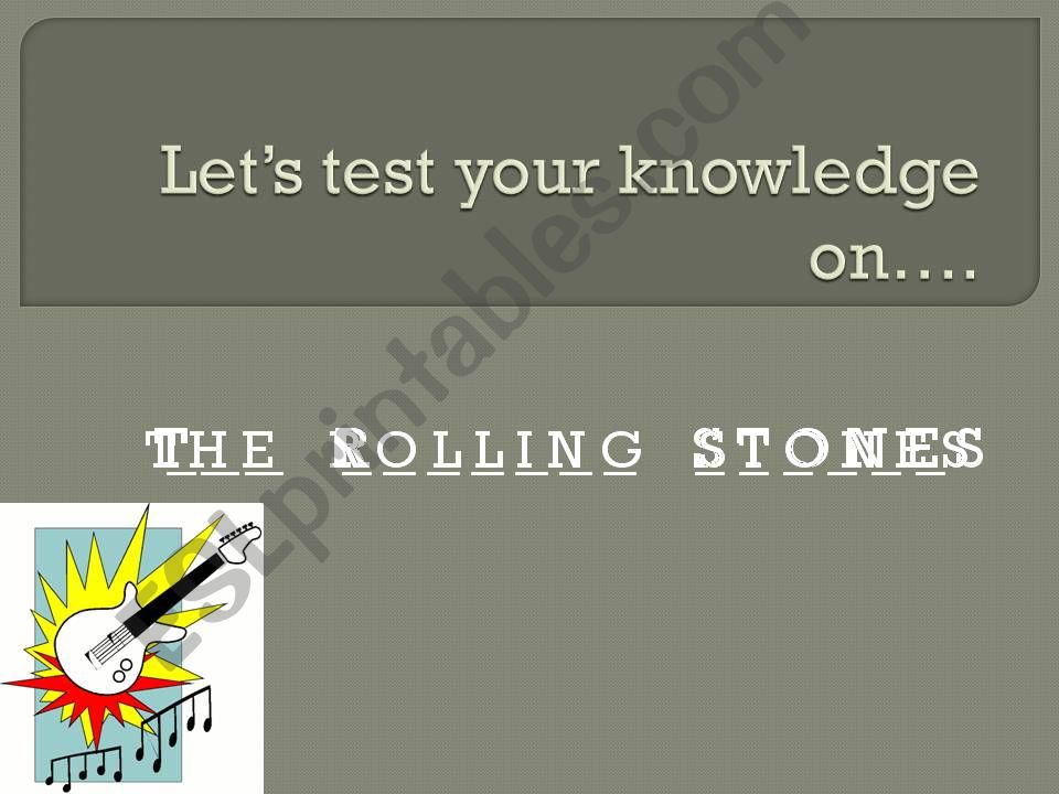 The Rolling Stones powerpoint