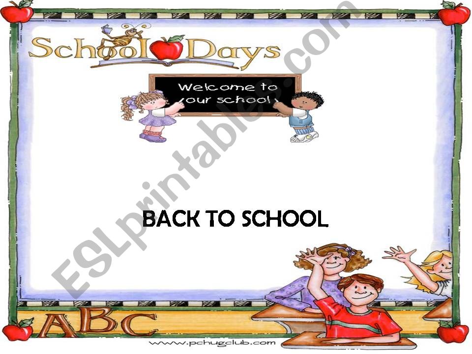 Back to School powerpoint