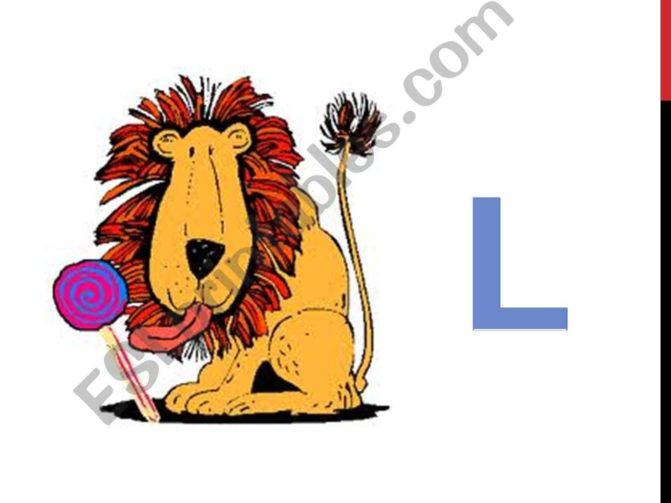 Phonics letter L powerpoint