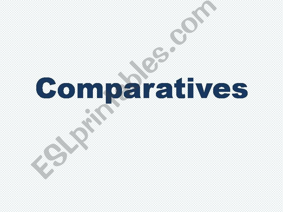 comparatives  powerpoint