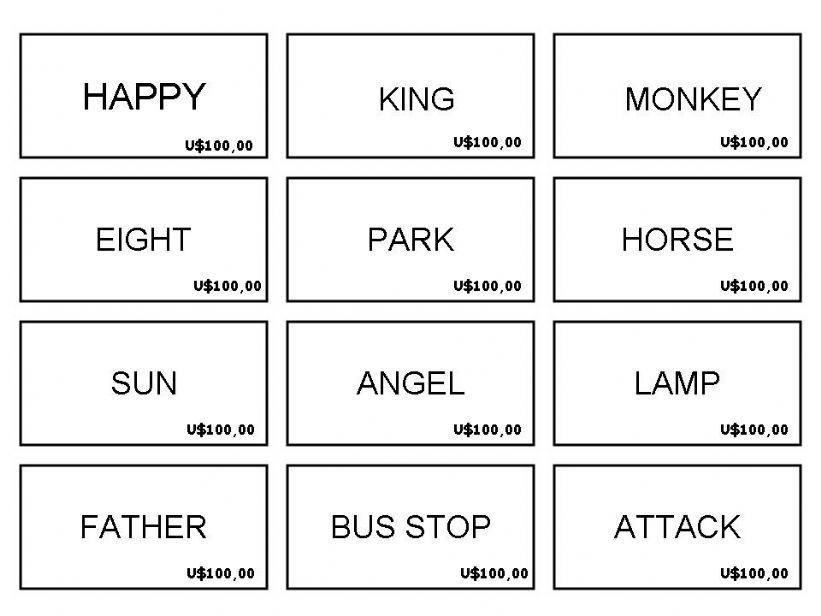 money words powerpoint