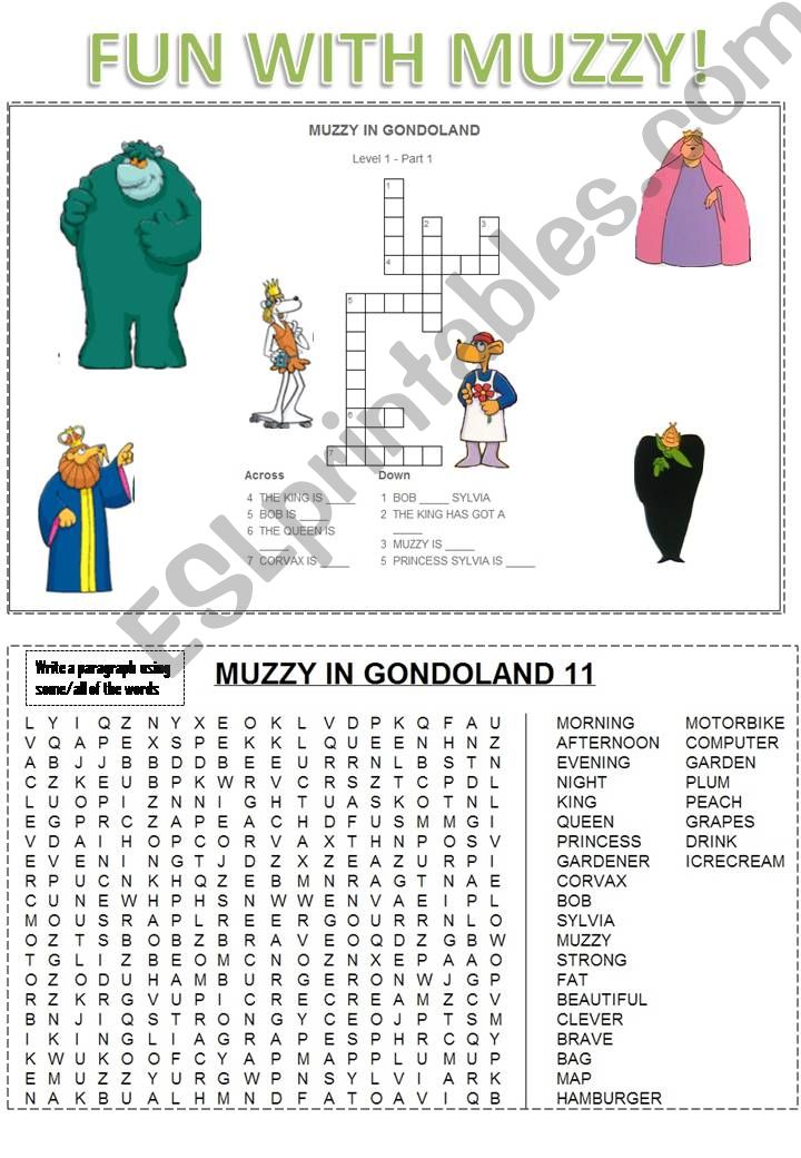 Muzzy in Gondoland - fun with words!