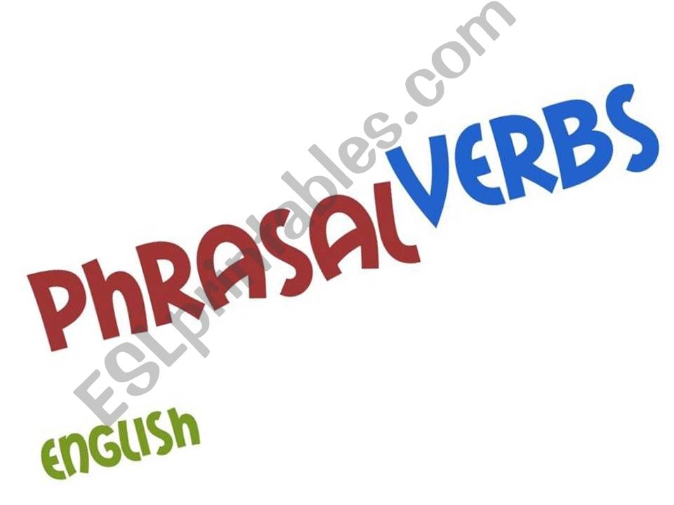 phrasal verbs made powerpoint