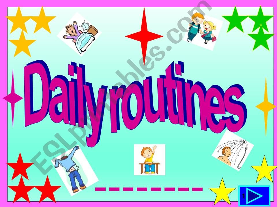 Daily routines powerpoint