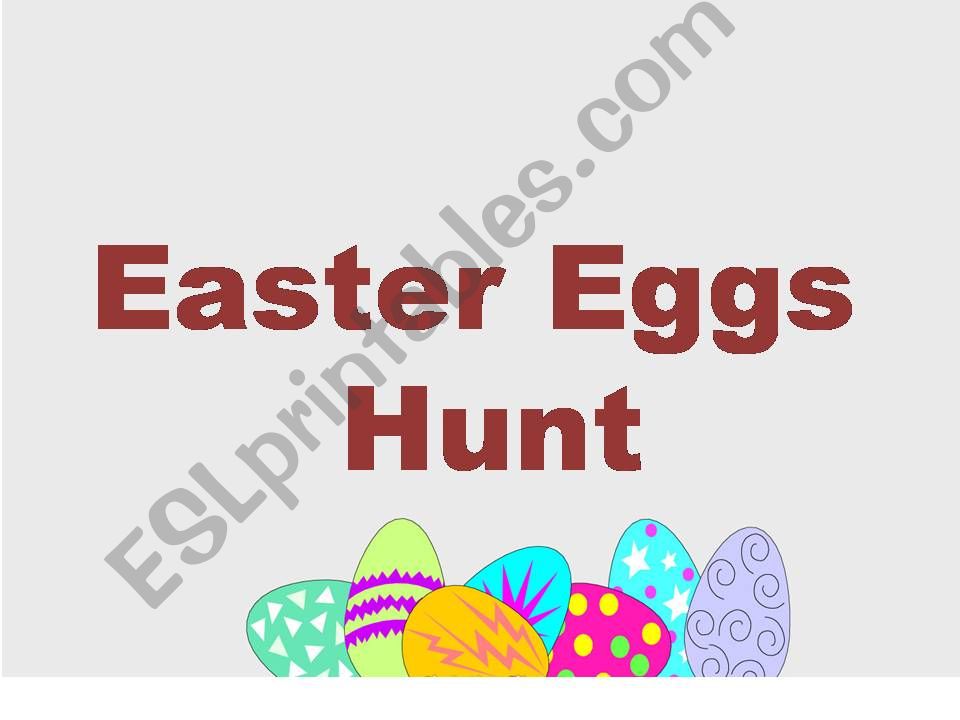 Easter Eggs Hunt powerpoint