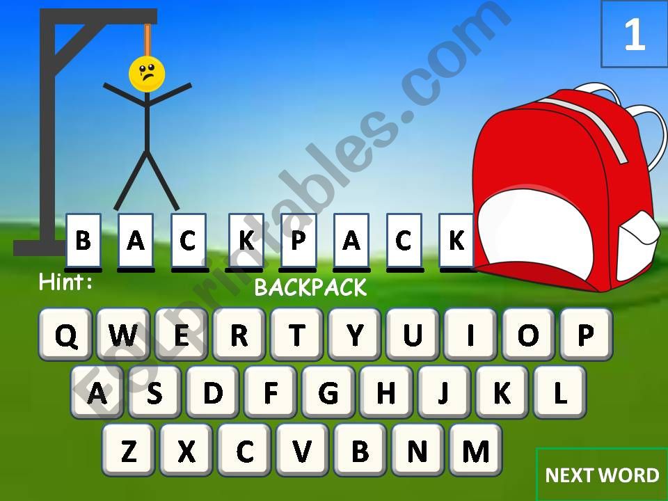 Hangman Game Online