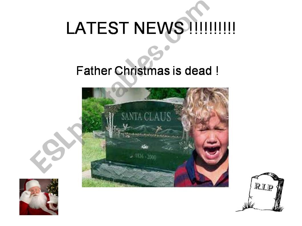 Who killed Santa? powerpoint