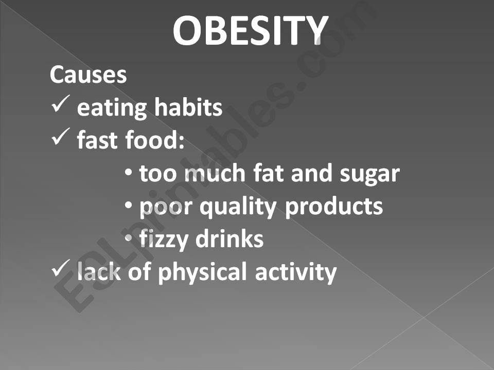 Obesity powerpoint