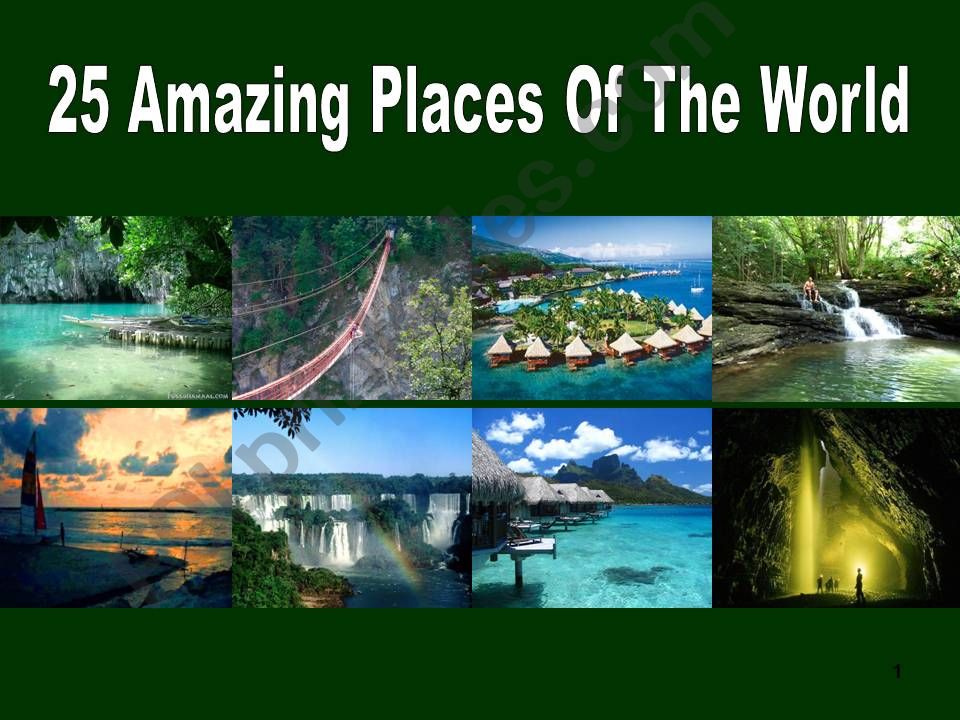 countries and lanmarks powerpoint