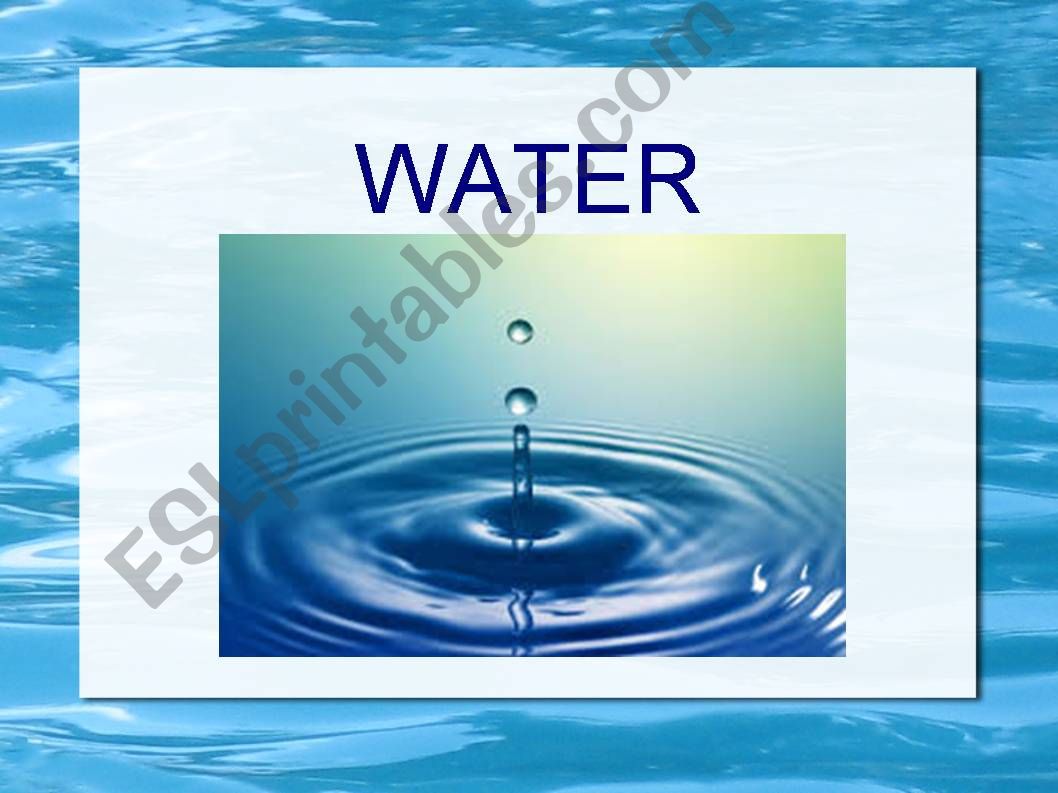 Water powerpoint