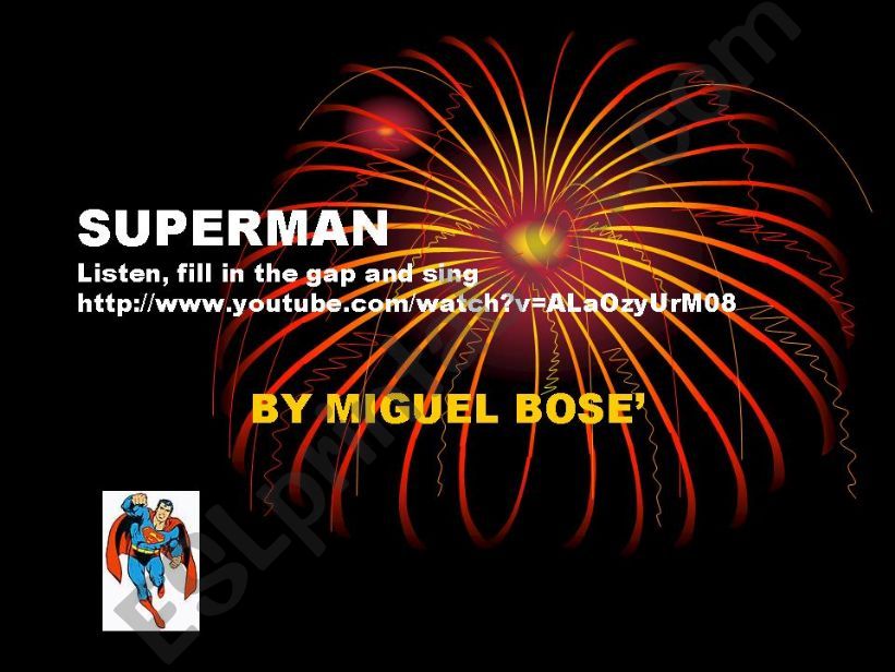 SUPERMAN powerpoint