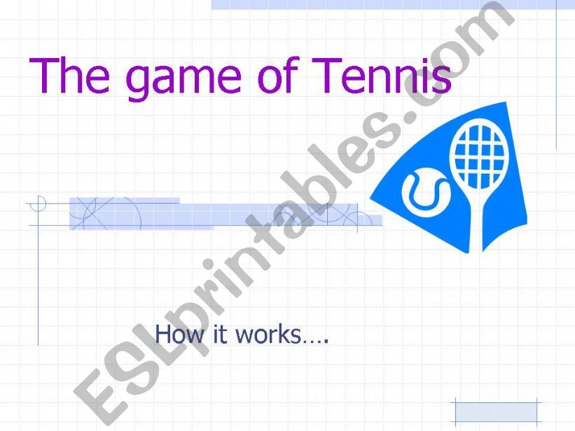 how to play tennis powerpoint