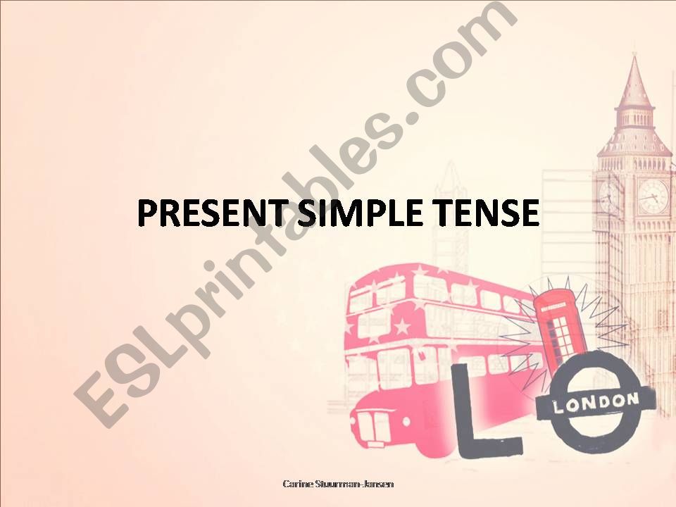 Present Simple Tense powerpoint