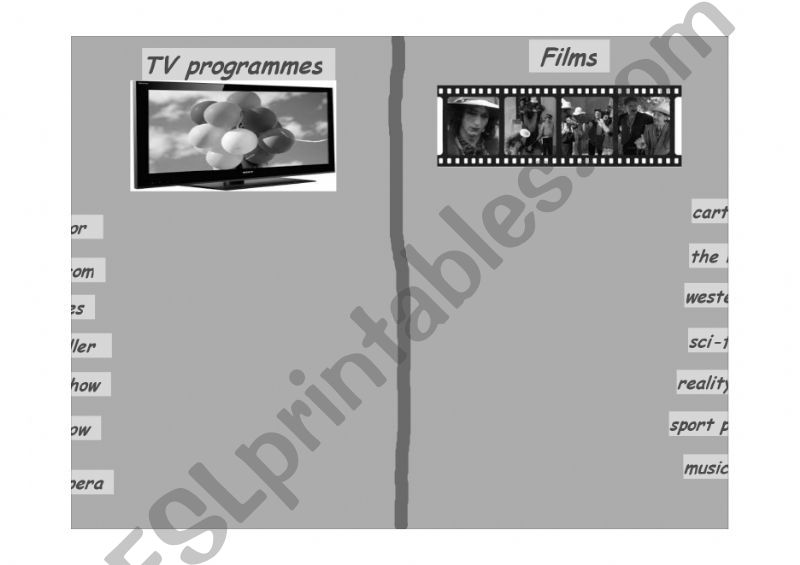 Films and TV programmes powerpoint