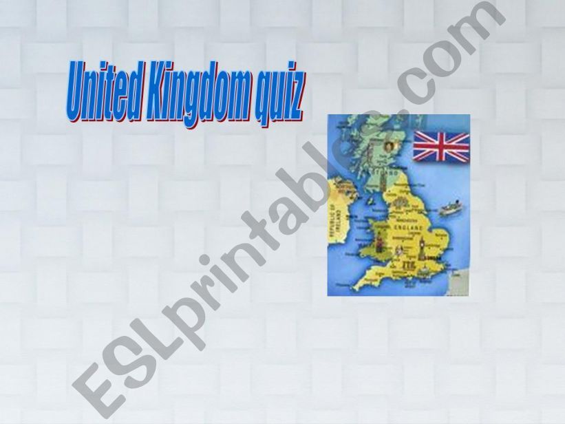 United Kingdom quiz powerpoint
