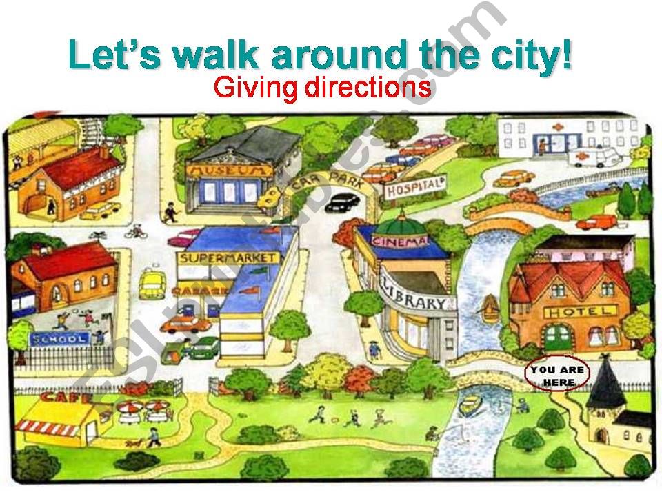Lets walk around the city! powerpoint