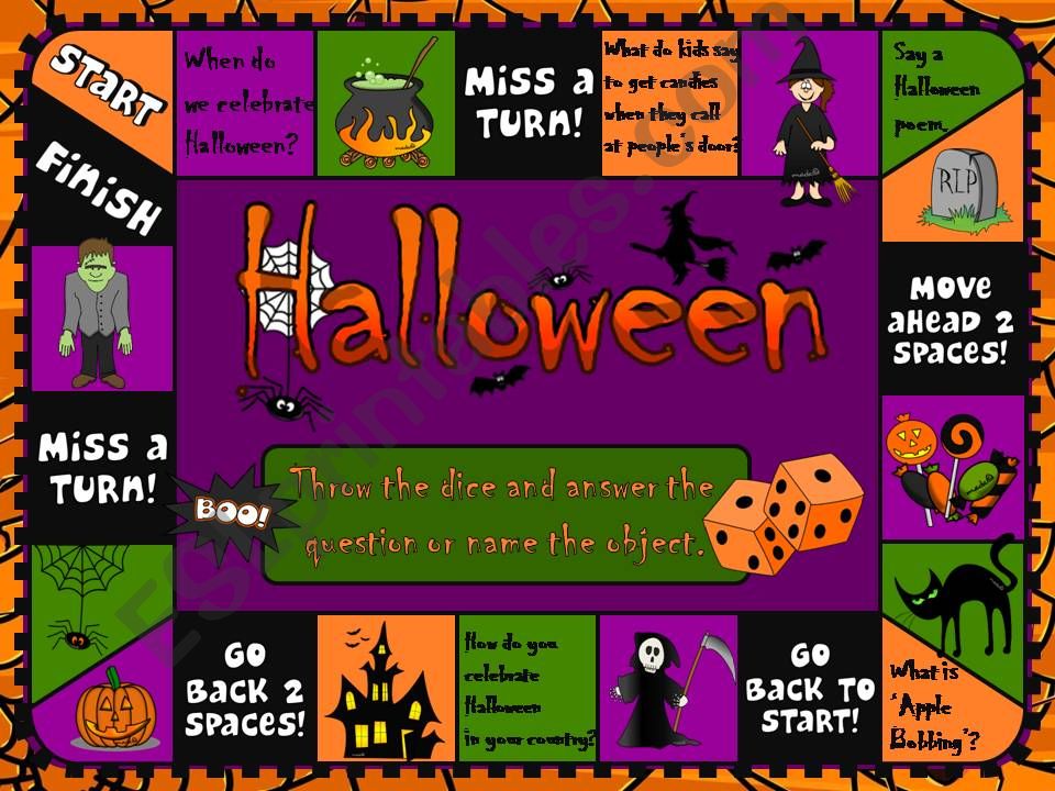 Halloween - boardgame powerpoint