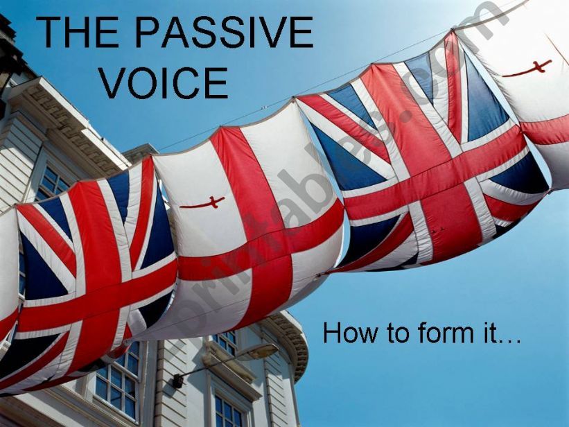 The Passive Voice powerpoint