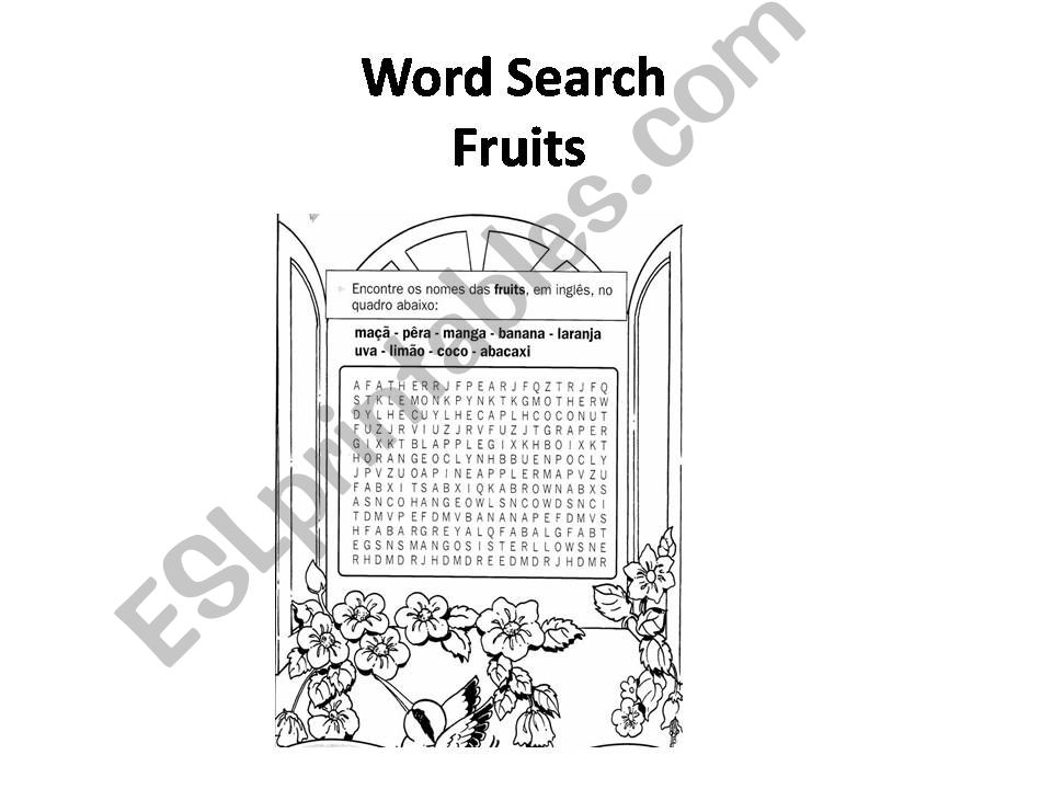 Fruits powerpoint