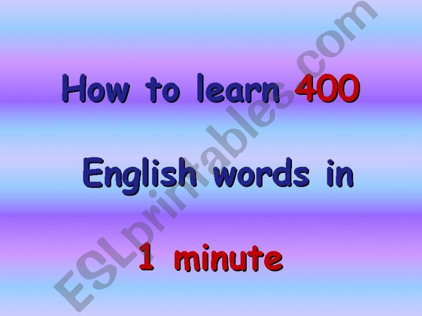 Useful tips to learn vocabulary in English