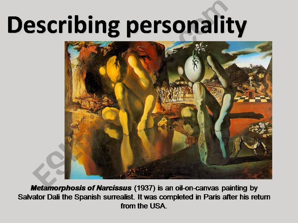 Describing personality game powerpoint