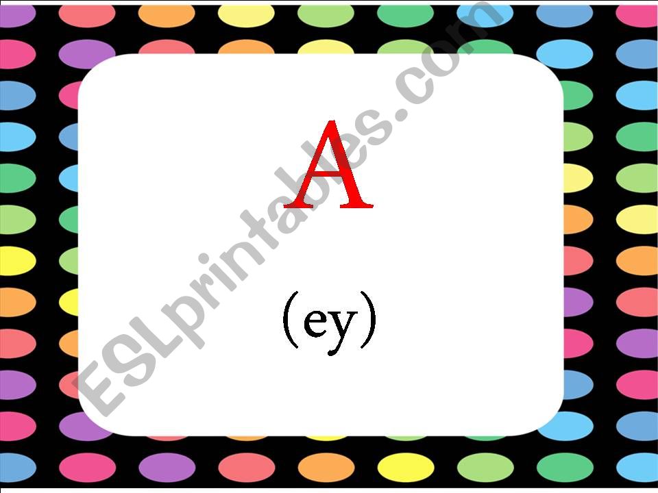 alphabet powerpoint