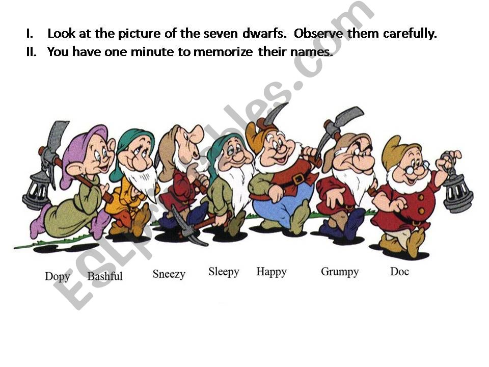 Superlatives with the Seven Dwarfs