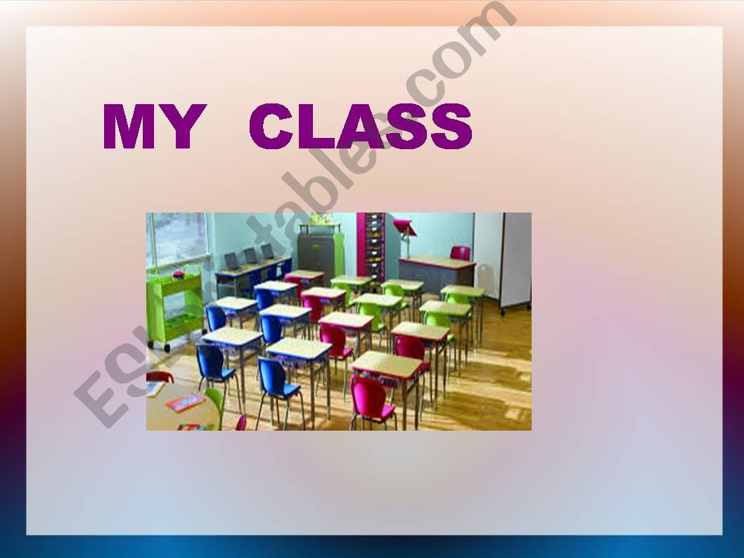 Classroom powerpoint