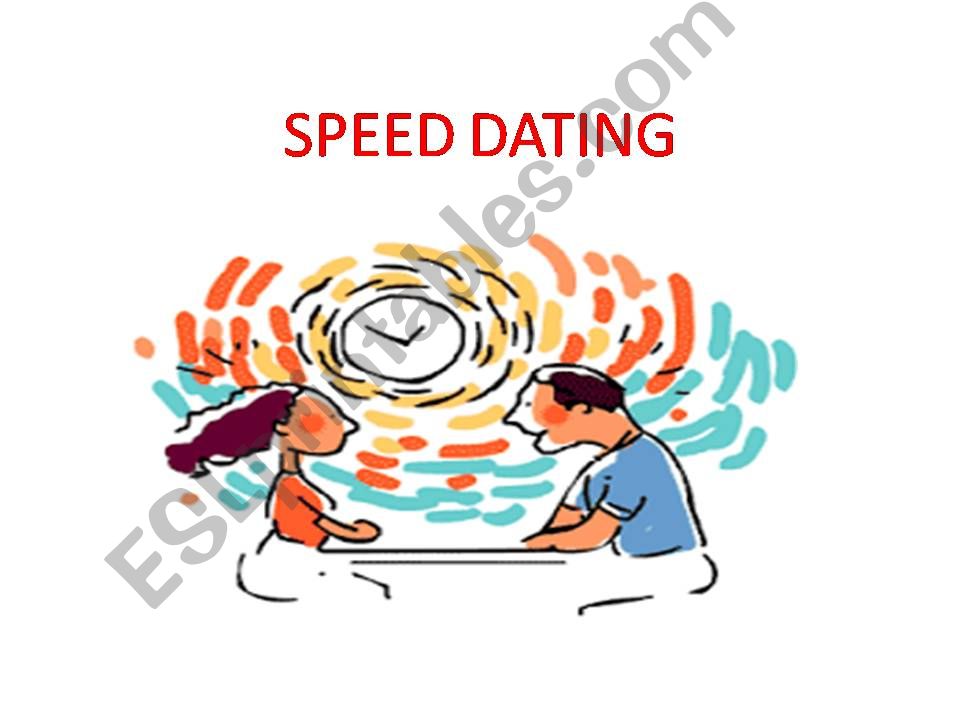 SPEED DATING powerpoint