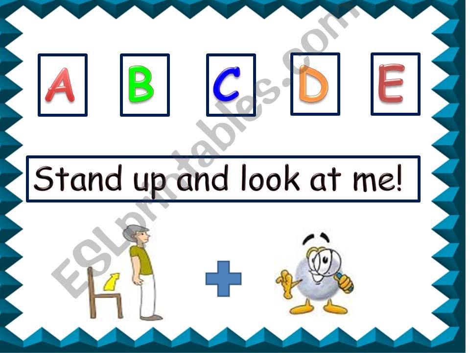 Alphabet Chant powerpoint