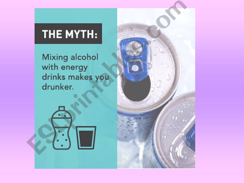 Myths about alcohol powerpoint