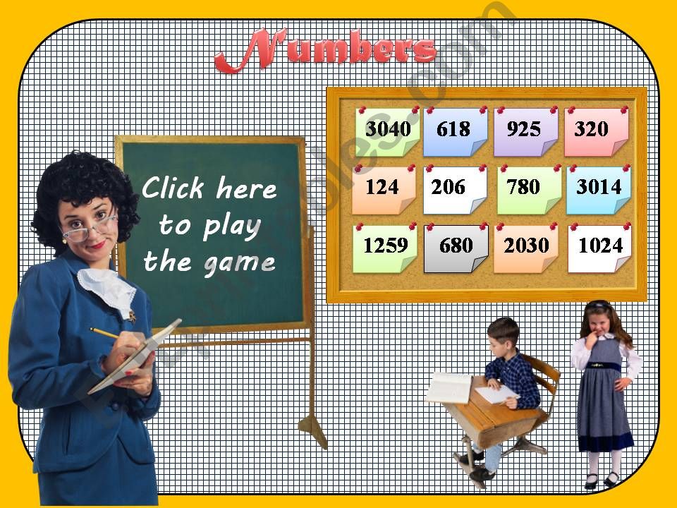 Numbers game powerpoint