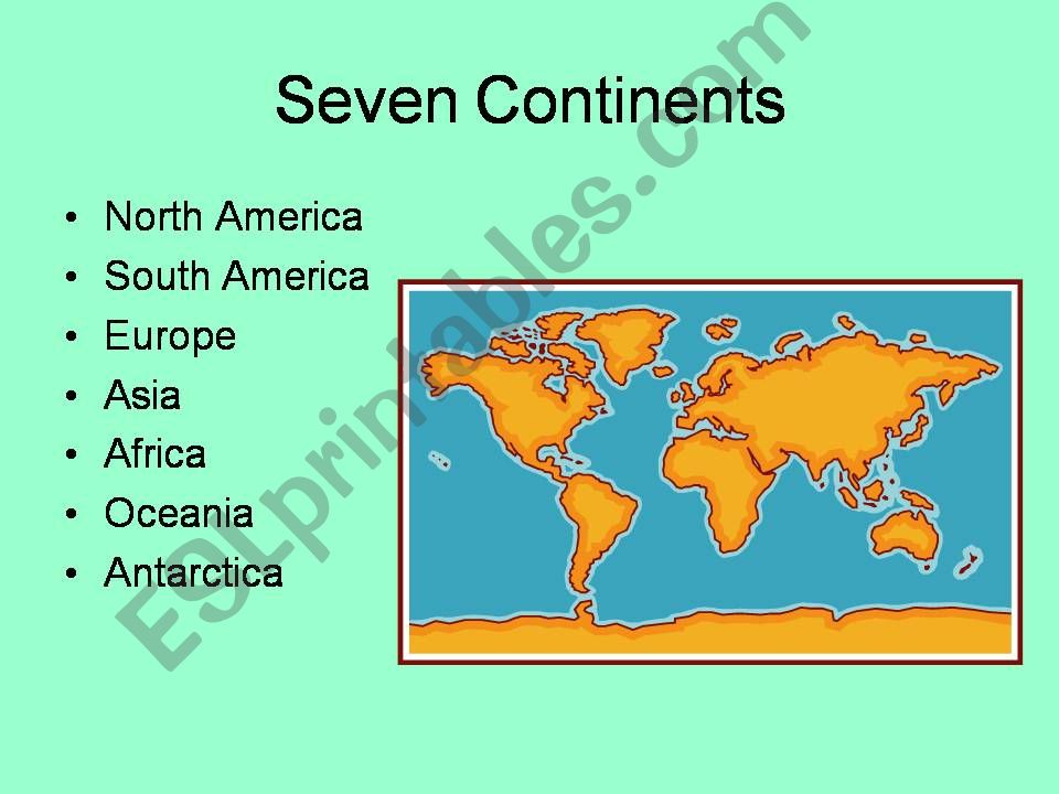 about continent powerpoint