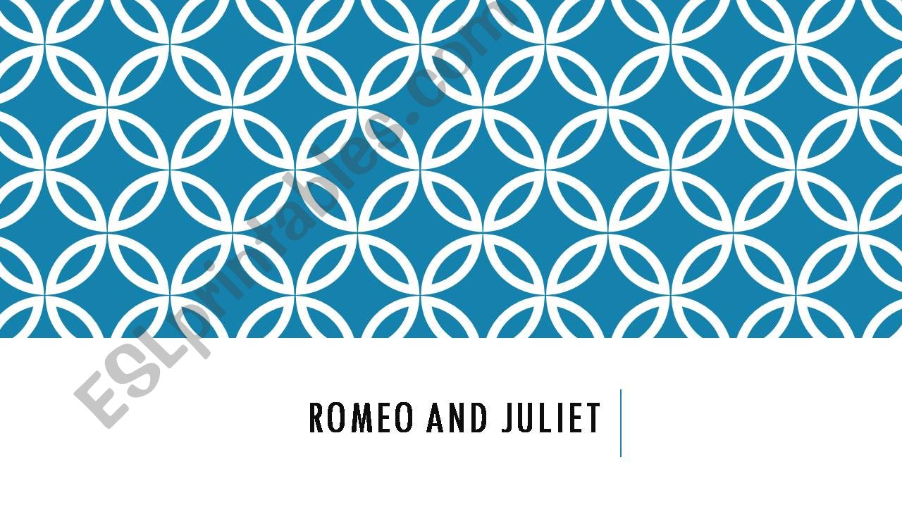Romeo and Juliet and Taylor Swifts Love Story