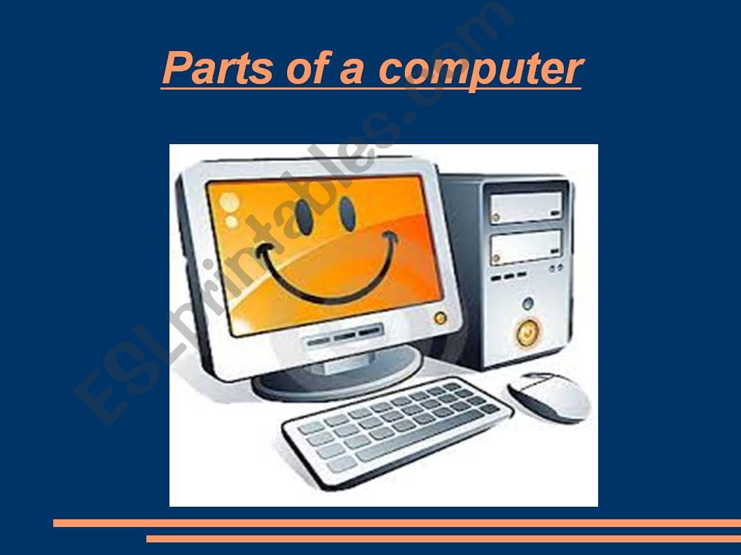 Parts of a Computer power point