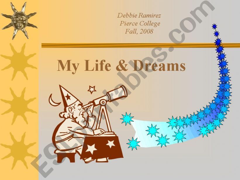 My Life & Dreams -  Writing a Personal Story