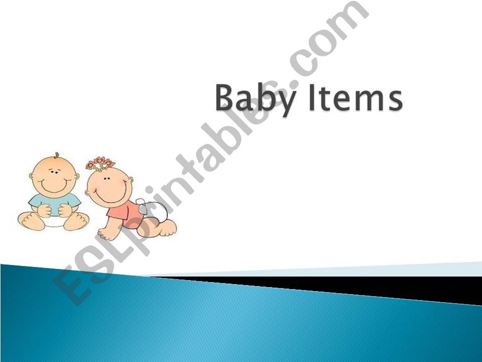 Baby Items powerpoint