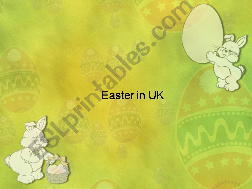 Easter in the UK-Presentation-part 1