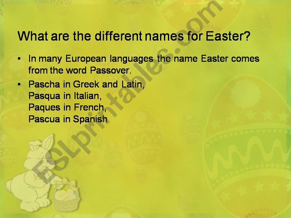 Easter in the UK-PART 3 powerpoint