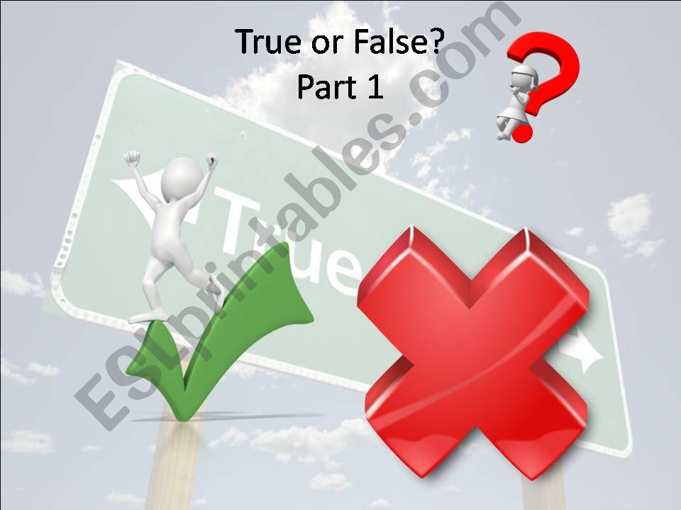 True or False - Expressing wishes, hopes - Part 1