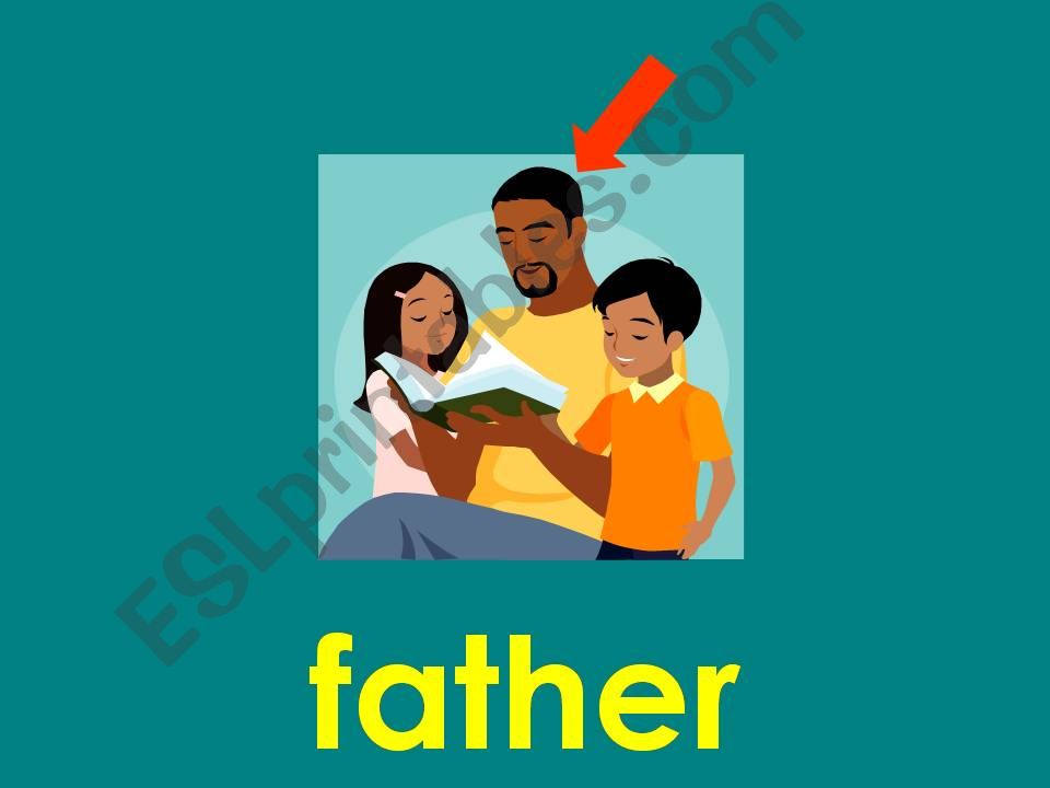 Family flash cards powerpoint