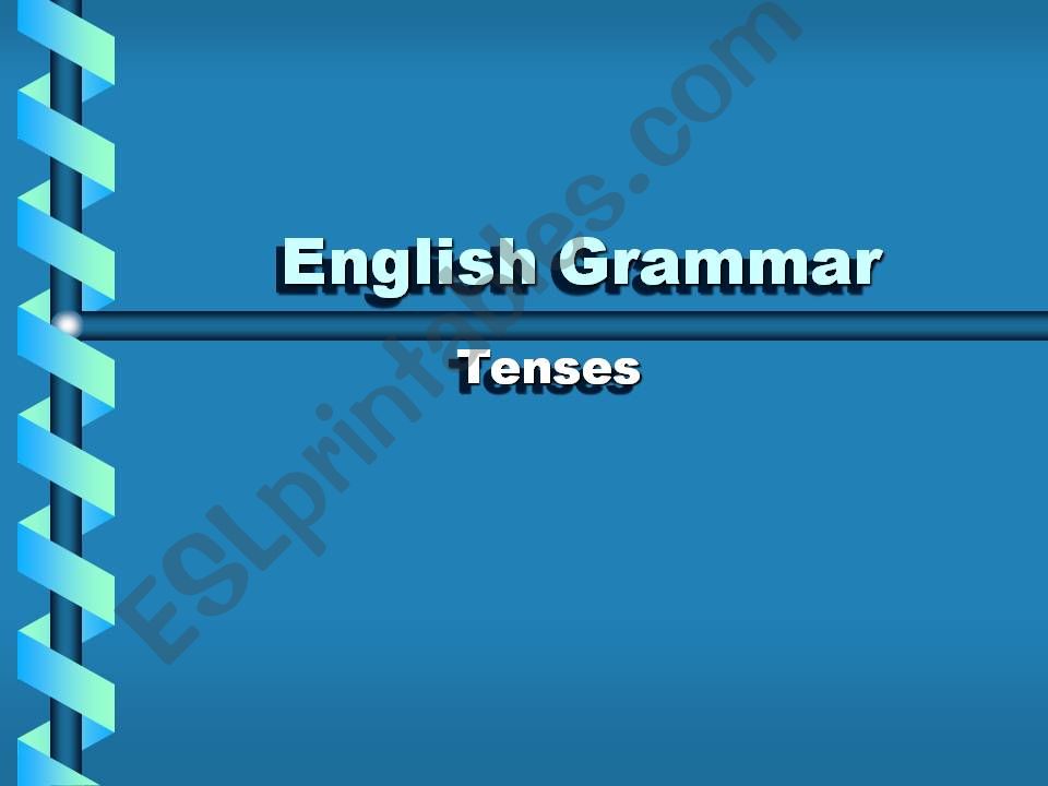 Tenses powerpoint