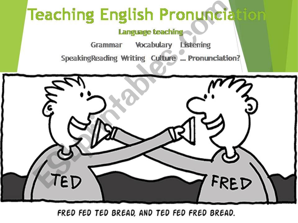 Pronunciation introduction powerpoint
