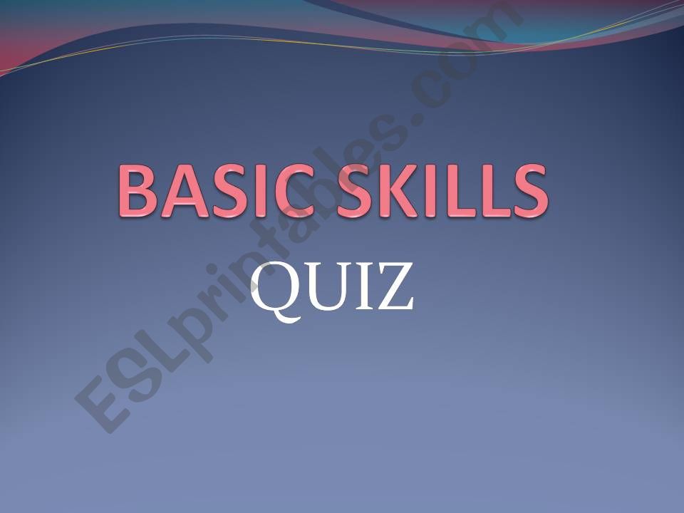 Basic grammar structures - interactive QUIZ