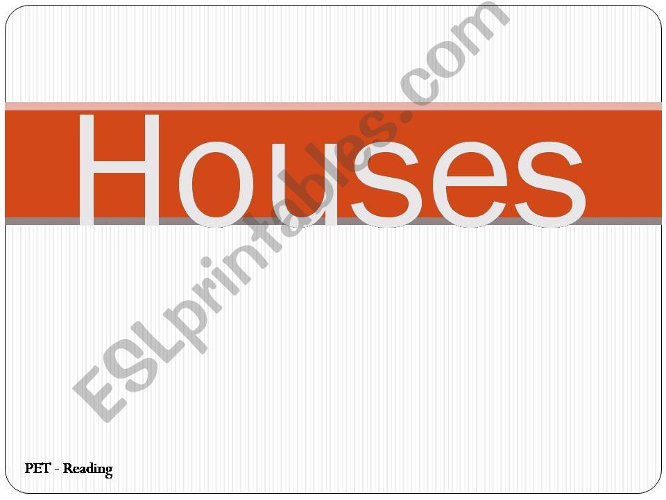 Houses powerpoint
